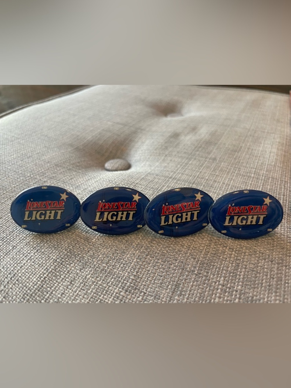 Lone Star Light 💡Light-Up Pins - Set of 4 -